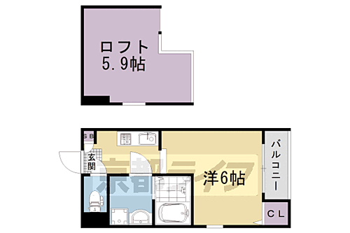 京都府京都市右京区太秦宮ノ前町 太秦駅 1K アパート 賃貸物件詳細