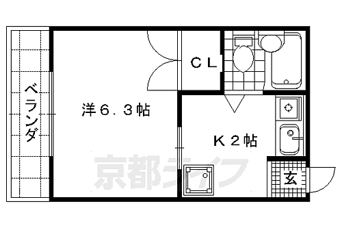 京都府京都市中京区西ノ京御輿岡町 円町駅 1K マンション 賃貸物件詳細