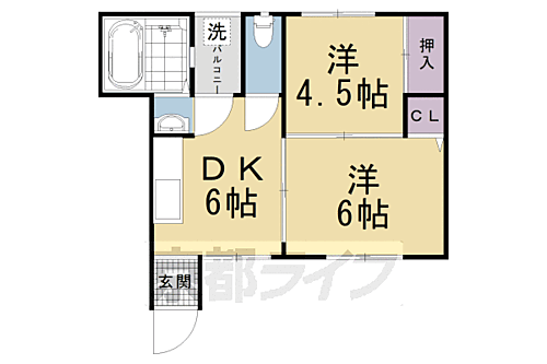 マンション丸高 2階 2DK 賃貸物件詳細