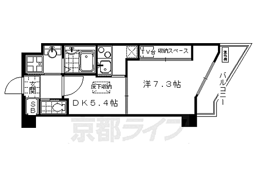 京都府京都市下京区河原町通五条下る御影堂町 清水五条駅 1DK マンション 賃貸物件詳細