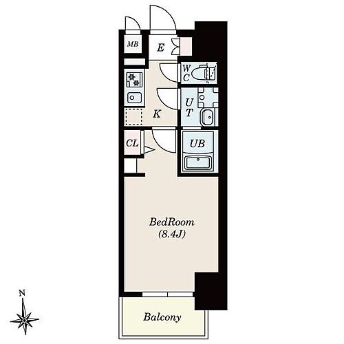 Ｓ－ＲＥＳＩＤＥＮＣＥ尾頭橋ｂｅａｕｔｅ 13階 1K 賃貸物件詳細
