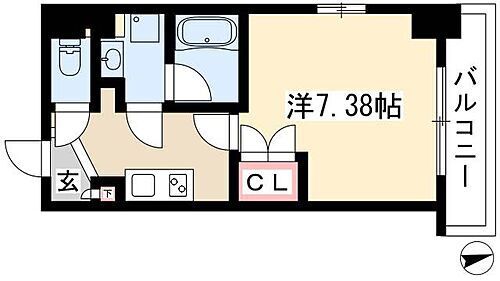 愛知県名古屋市中区葵3丁目21-10 千種駅 1K マンション 賃貸物件詳細