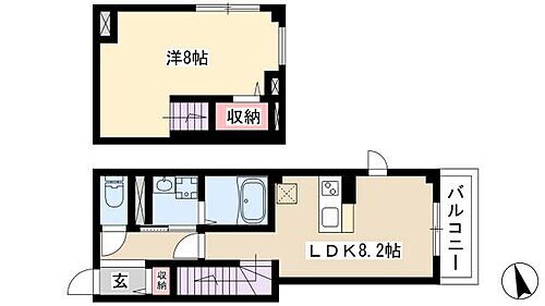 エテルノ幅下 2階 1LDK 賃貸物件詳細