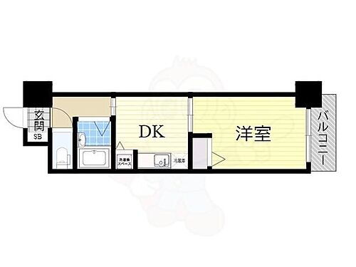 ノルデンハイム東三国 2階 1DK 賃貸物件詳細