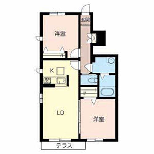 兵庫県姫路市勝原区山戸 はりま勝原駅 2LDK アパート 賃貸物件詳細