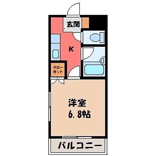 ロワイヤルハイツ 2階 1K 賃貸物件詳細