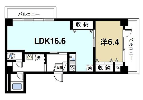 協栄ビル大宮 7階 1LDK 賃貸物件詳細