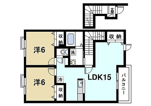 奈良県磯城郡田原本町大字阪手 田原本駅 2LDK アパート 賃貸物件詳細