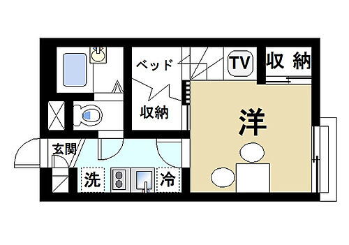 奈良県奈良市八条5丁目426-2 新大宮駅 1K アパート 賃貸物件詳細