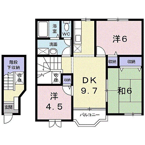 和歌山県和歌山市新中島18-3 神前駅 3DK アパート 賃貸物件詳細