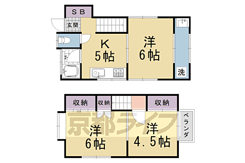 京都府亀岡市篠町篠観音芝 賃貸一戸建て