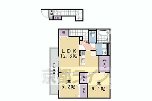 京都府京都市下京区梅小路西中町 賃貸アパート