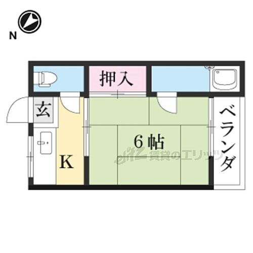 滋賀県草津市平井4丁目 草津駅 1K マンション 賃貸物件詳細