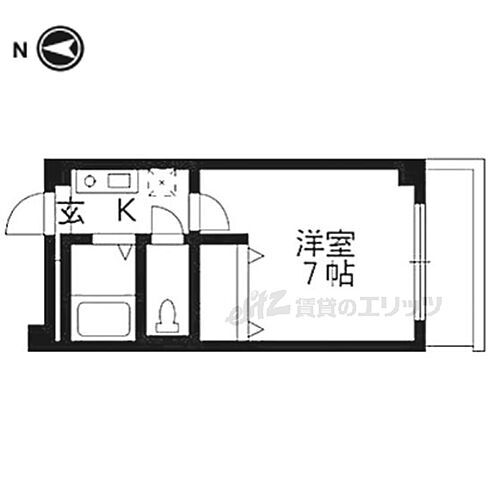 京都府京都市山科区御陵鴨戸町 賃貸マンション