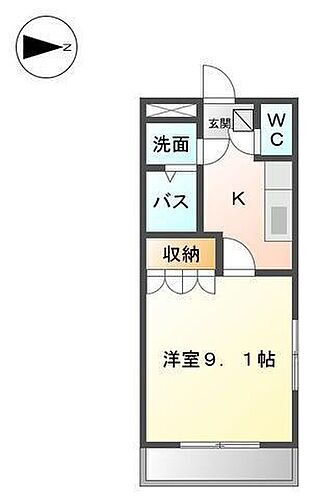 佐賀県鳥栖市弥生が丘4丁目 弥生が丘駅 1K アパート 賃貸物件詳細