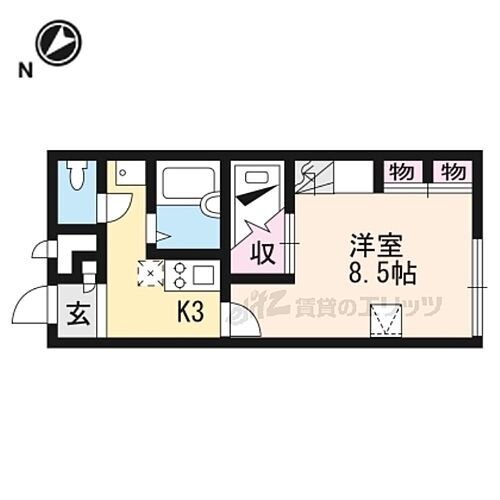 滋賀県彦根市野口町 河瀬駅 1K アパート 賃貸物件詳細