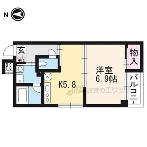京都府京都市下京区朱雀裏畑町 賃貸マンション