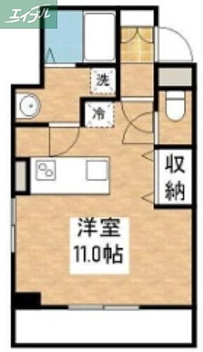 岡山県岡山市北区大供1丁目 東中央町駅 ワンルーム マンション 賃貸物件詳細