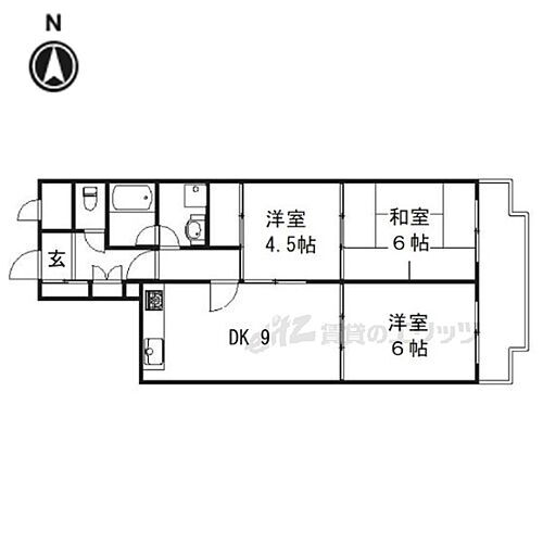 パークテラス桂川 1階 3LDK 賃貸物件詳細