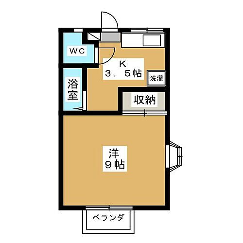 長野県長野市吉田4丁目 朝陽駅 1K アパート 賃貸物件詳細
