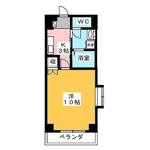 ヨコタビル・リアル 4階 1K 賃貸物件詳細