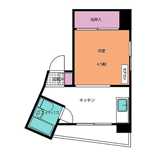 ヤゴトハウス 5階 ワンルーム 賃貸物件詳細