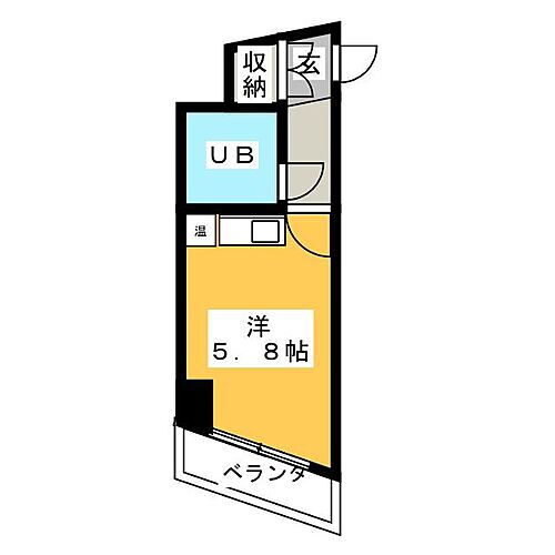 サンリバーイナダ 4階 ワンルーム 賃貸物件詳細