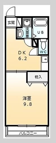 愛知県岡崎市洞町字西丸根 東岡崎駅 1DK アパート 賃貸物件詳細