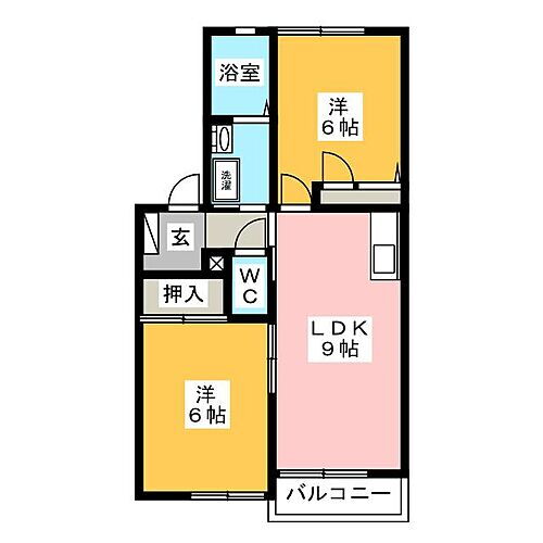 フォーレスシオン 2階 2DK 賃貸物件詳細