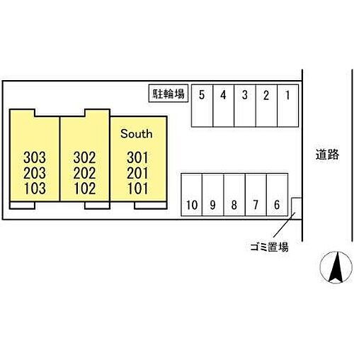 岐阜県羽島郡岐南町下印食１丁目 賃貸アパート