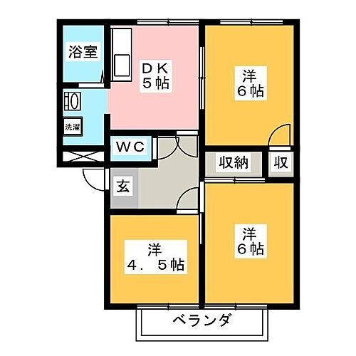 岐阜県岐阜市則武東1丁目 3DK アパート 賃貸物件詳細