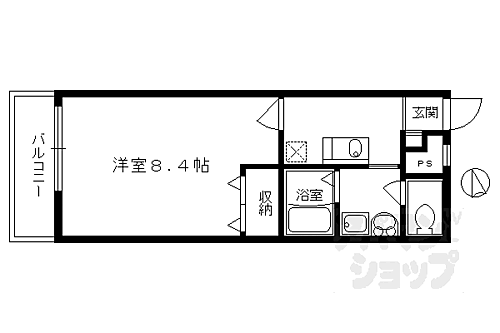 京都府京都市南区東九条北松ノ木町 九条駅 1K アパート 賃貸物件詳細