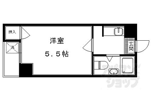 京都府京都市右京区谷口唐田ノ内町 等持院・立命館大学駅 1K マンション 賃貸物件詳細