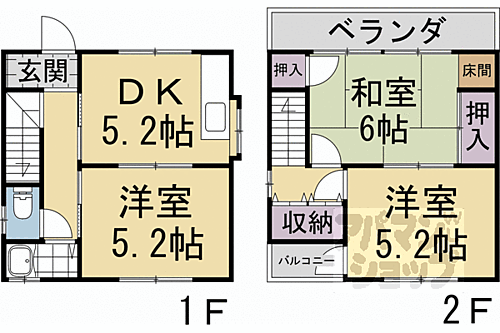 京都府京都市右京区梅津南広町 西京極駅 3DK 一戸建て 賃貸物件詳細