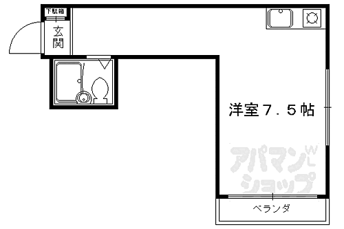 京都府京都市北区衣笠赤阪町 北野白梅町駅 ワンルーム マンション 賃貸物件詳細