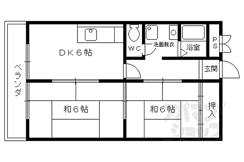 京都府京都市北区西賀茂柿ノ木町 北山駅 2DK マンション 賃貸物件詳細