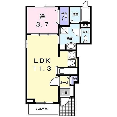 茨城県下妻市砂沼新田 下妻駅 1LDK アパート 賃貸物件詳細