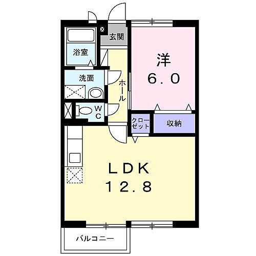 グレイスＣ 1階 1LDK 賃貸物件詳細