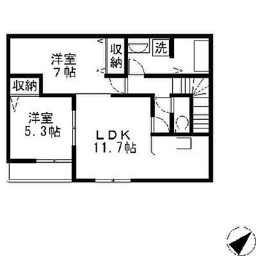 滋賀県大津市大萱5丁目 瀬田駅 2LDK アパート 賃貸物件詳細