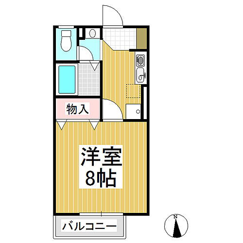 長野県長野市丹波島2丁目 長野駅 1K アパート 賃貸物件詳細