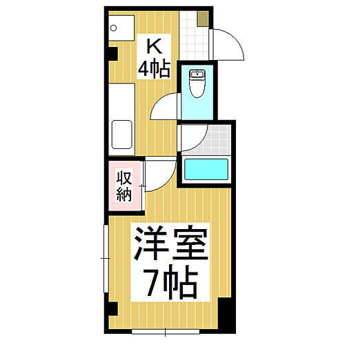 長野県長野市大字三輪 権堂駅 1K マンション 賃貸物件詳細