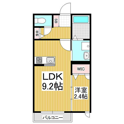 長野県松本市城山 北松本駅 1LDK アパート 賃貸物件詳細