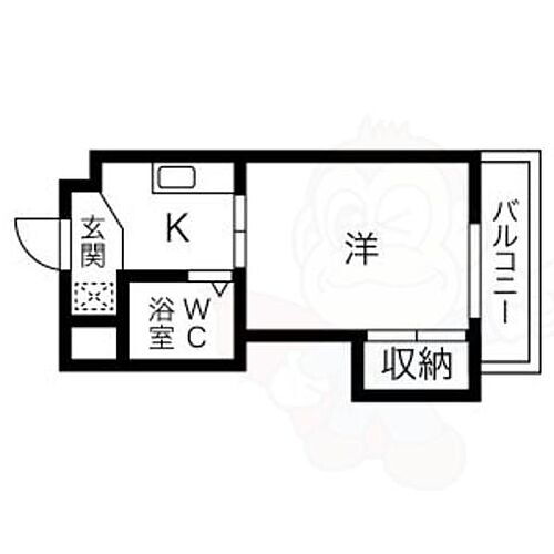 グリーンヒル藤ヶ丘 2階 1K 賃貸物件詳細