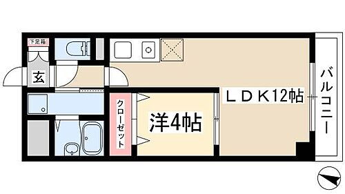 サンマール牛巻 5階 1LDK 賃貸物件詳細