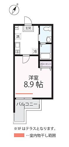 ハーミットクラブハウス横浜浅間台ＩＩＡ号棟（仮） 2階 1K 賃貸物件詳細