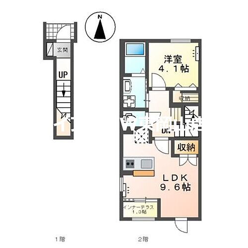 仮）スターテラスＩＩ　西大寺 2階 1LDK 賃貸物件詳細