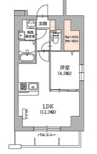 アヴィスタ 7階 1LDK 賃貸物件詳細