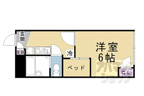 京都府京都市山科区日ノ岡石塚町 御陵駅 1K アパート 賃貸物件詳細