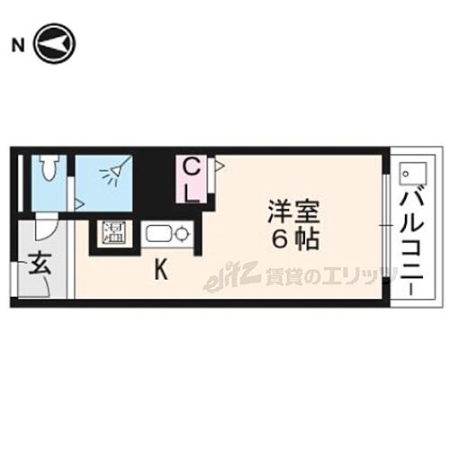京都今出川レジデンス 4階 1K 賃貸物件詳細