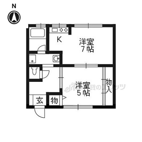 京都府京都市左京区下鴨東本町 松ヶ崎駅 1DK マンション 賃貸物件詳細